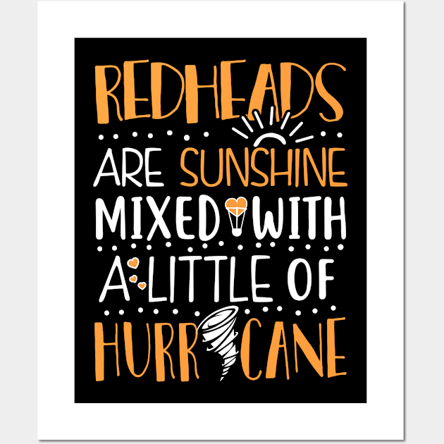 Redheads are Sunshine Wall Art by KsuAnn